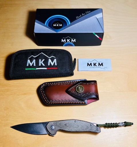 Zdjęcie oferty: Nóż MKM Goccia Green Canvas Micarta (MKGC-GC)