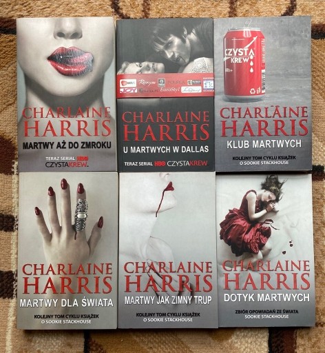 Zdjęcie oferty: CZYSTA KREW Charlaine Harris 1-5 + Dotyk Martwych