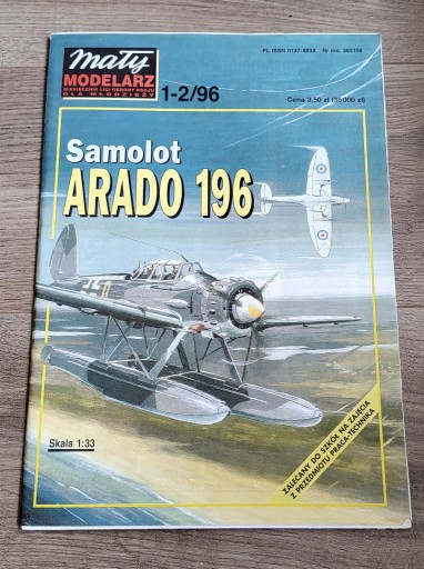 Zdjęcie oferty: Mały Modelarz 1-2/96 Arado 196