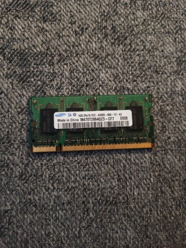 Zdjęcie oferty: DDR2 SO-DIMM 800MHz 1GB samsung