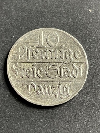 Zdjęcie oferty: 10 Fenigów 1923, Wolne Miasto Gdańsk.