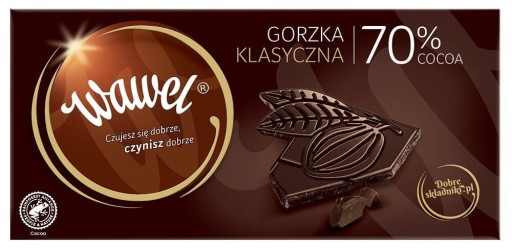 Zdjęcie oferty: Czekolada Wawel 70% cocoa premium 