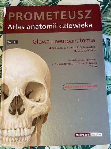 Zdjęcie oferty: Atlas anatomia człowieka Głowa i neuroanatomia  Prometeusz