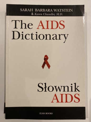Zdjęcie oferty: Słownik AIDS Sarah Barbara Watstein
