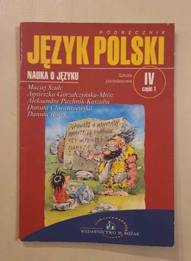 Zdjęcie oferty: podręcznik język polski szkoła podstawowa IV cz. 1