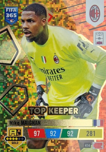 Zdjęcie oferty: FIFA 365 2023 GOLD TOP KEEPER 414; MIKE MAIGNAN