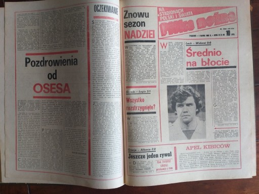 Zdjęcie oferty: tygodnik Piłka nożna 1985 oprawiony