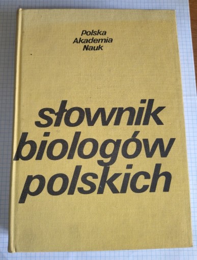 Zdjęcie oferty: Słownik biologów polskich 