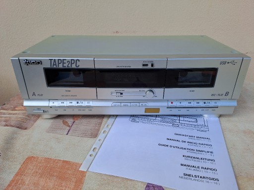 Zdjęcie oferty: Odtwarzacz Kaset Mangetofonowych USB ION Tape2PC