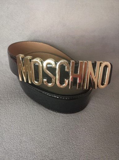Zdjęcie oferty: Moschino rozmiar L pasek lakier