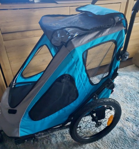 Zdjęcie oferty: Wózek,przyczepka do roweru dla psa Pawhut