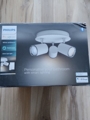 Zdjęcie oferty: Lampa Philips Hue White ambiance Adore Spot 3 flg.