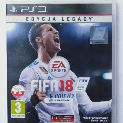 Zdjęcie oferty: Gra FIFA 18 Edycja LEGACY PS3 PL