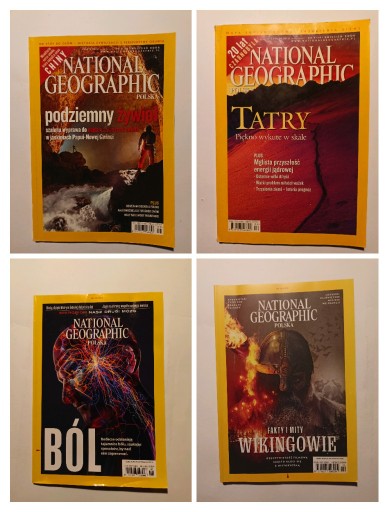 Zdjęcie oferty: "National Geographic" - 4 numery w zestawie