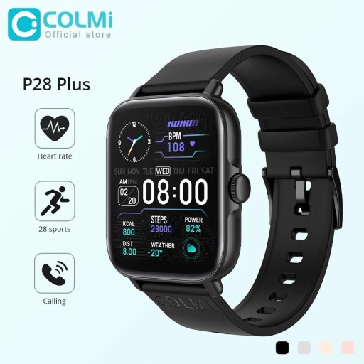 Zdjęcie oferty: SMARTWATCH ColmiP28 Zegarek bluetooth WODOODPORNY 