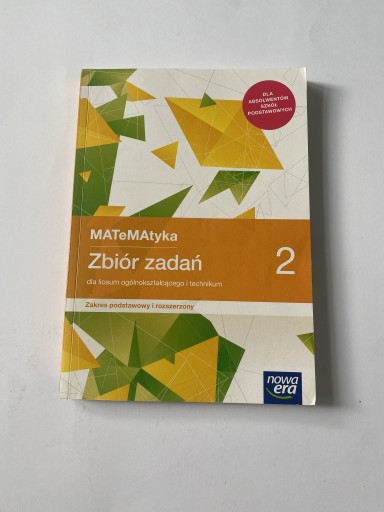 Zdjęcie oferty: MATeMAtyka 2 zbiór zadań podstawa + rozszerzenie