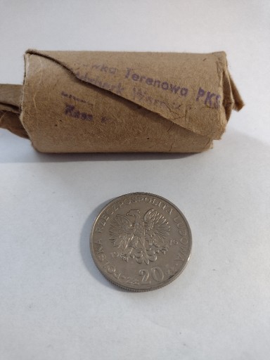 Zdjęcie oferty: rulon kasowy z monetami z czasów PRL