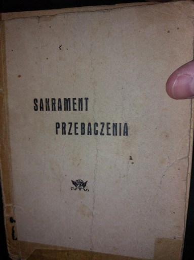 Zdjęcie oferty: sakrament przebaczenia, 1946