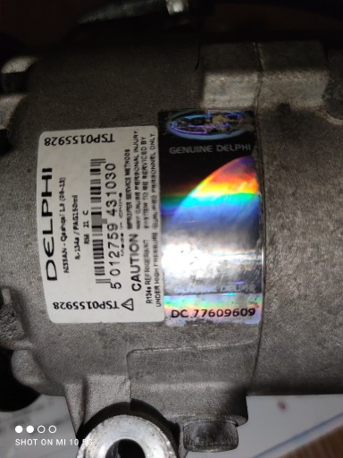 Zdjęcie oferty: Kompresor klimatyzacji Delphi TSP0155928