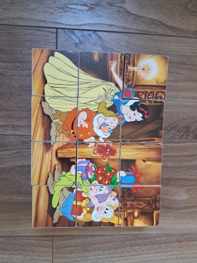 Zdjęcie oferty: Disney królewna Śnieżka klocki puzzle unikat