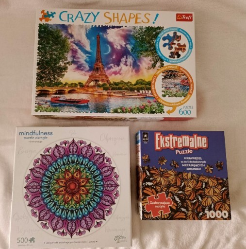 Zdjęcie oferty: Puzzle 3 opakowania