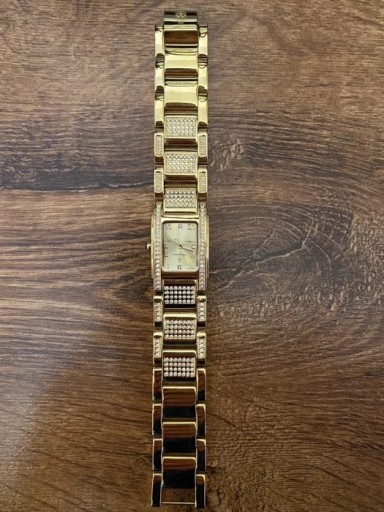 Zdjęcie oferty: Niemiecki zegarek Burgmeister złoty kryształy cudo