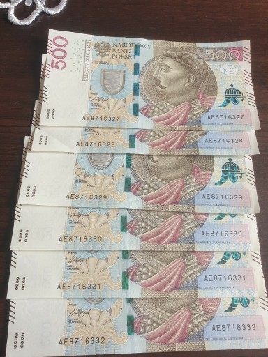 Zdjęcie oferty: Banknoty 500 zl