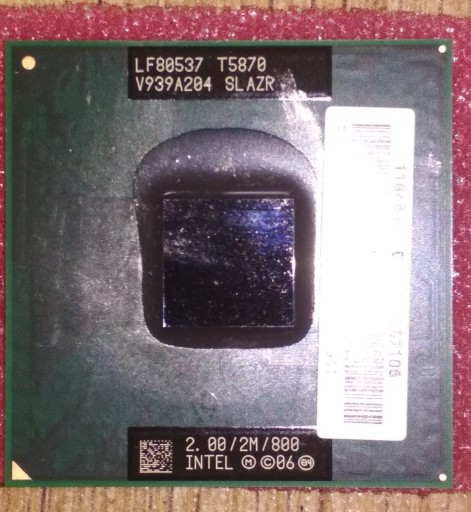 Zdjęcie oferty: Intel Core2 Duo Processor T5870