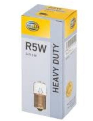 Zdjęcie oferty: ŻARÓWKA HELLA R5W 24V 5W (10 sztuk!!!)