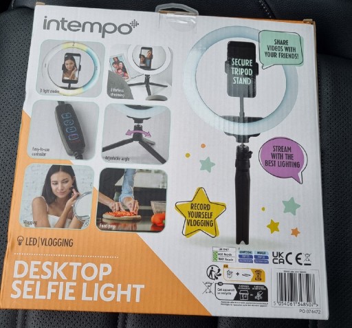 Zdjęcie oferty: Nowa lampa selfie pierścieniowa uchwyt USB led