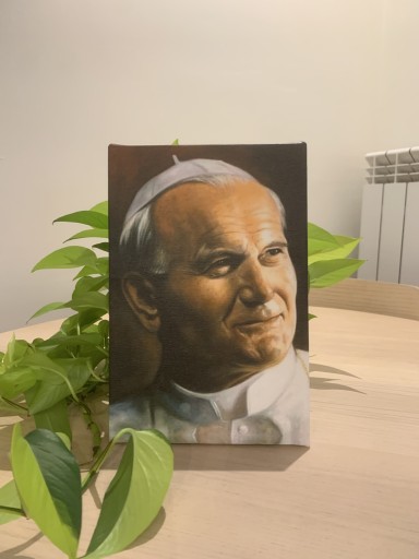 Zdjęcie oferty: Piękny obraz Jana Pawła II 20x30cm