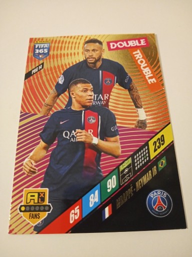 Zdjęcie oferty:  Fifa 365 2024 Double Trouble Mbappe Neymar PSG 