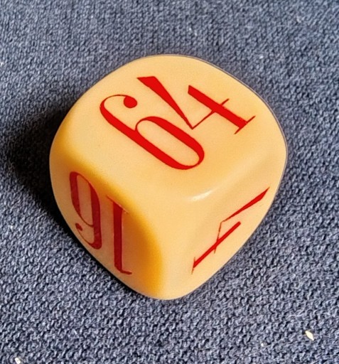 Zdjęcie oferty: Kostka do gry k6 (kość) tryktrak / Backgammon 2, 4, 8, 16, 32, 64