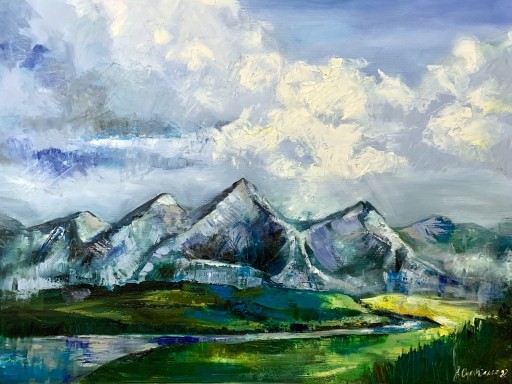 Zdjęcie oferty: Obraz na płótnie Góry Tatry  60x80 cm