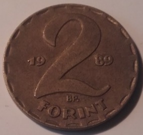 Zdjęcie oferty: Węgry. Moneta 2 forinty. 1989r.