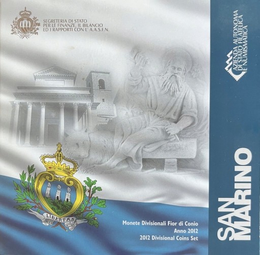 Zdjęcie oferty: Zestaw Monet Euro San Marino 2012