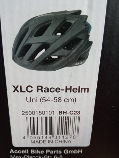 Zdjęcie oferty: KASK ROWEROWY XLC RACE -HELM 54-58