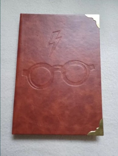 Zdjęcie oferty: Notes zeszyt Harry Potter ala skórzany w linie wiz