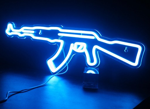 Zdjęcie oferty: Neon Lampa LED AK-47