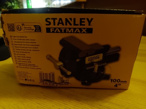 Zdjęcie oferty: Imadło ślusarskie Stanley fatmax 100 mm 4'' nowe