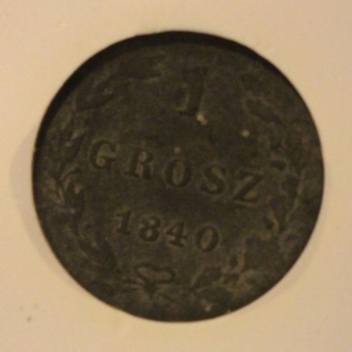 Zdjęcie oferty: 1 GR GROSZ 1840 Królestwo Polskie GCN F15  SKRĘTKA