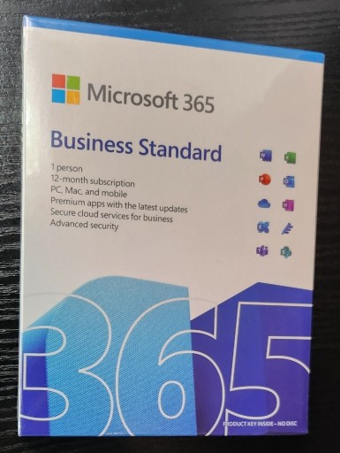 Zdjęcie oferty: Microsoft Office 365 Business Standard 12 miesięcy