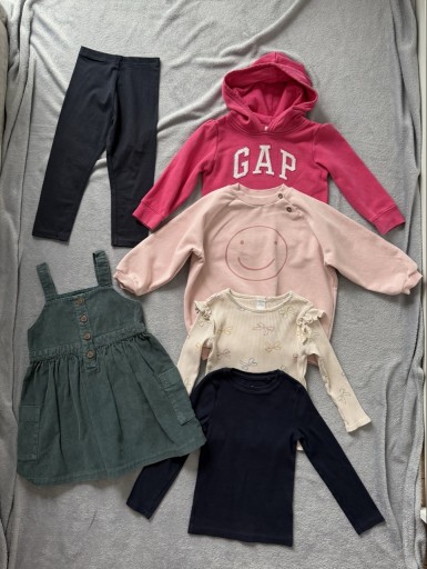 Zdjęcie oferty: Paka ubrań zestaw dla dziewczynki 98 104 next primark bawełna