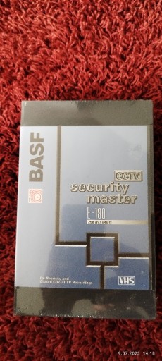 Zdjęcie oferty: Kaseta VHS BASF CCTV Security Master E-180