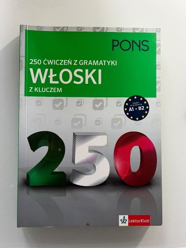 Zdjęcie oferty: 250 ćwiczeń z gramatyki - włoski 