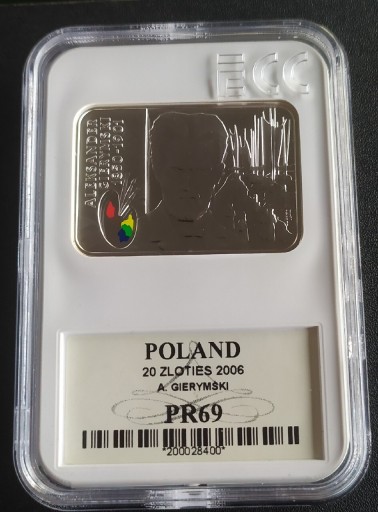 Zdjęcie oferty: 20zł Aleksander Gierymski 2006 - grading PR 69