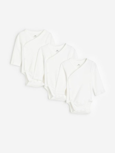 Zdjęcie oferty: H&M białe kopertowe body niemowlęce r. 56