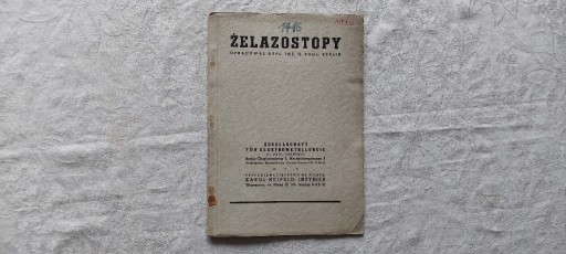 Zdjęcie oferty: Przedwojenna broszura "Żelazostopów" Warszawa