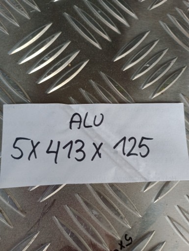 Zdjęcie oferty: Blacha aluminiowa ryflowana 5 mm 400x100 Formatka