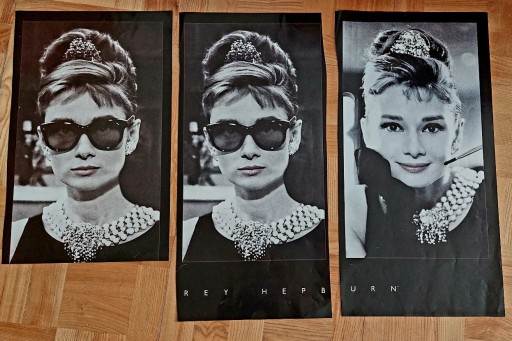 Zdjęcie oferty: Plakat zdjęcia z Audrey Hepburn dekupaż cena 1szt